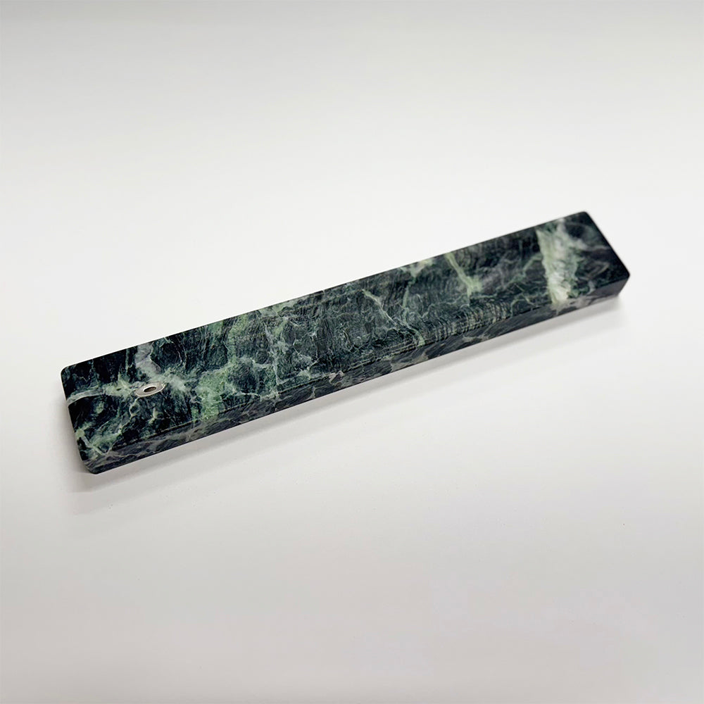 Incense Holder, Verde St. Denis Marble