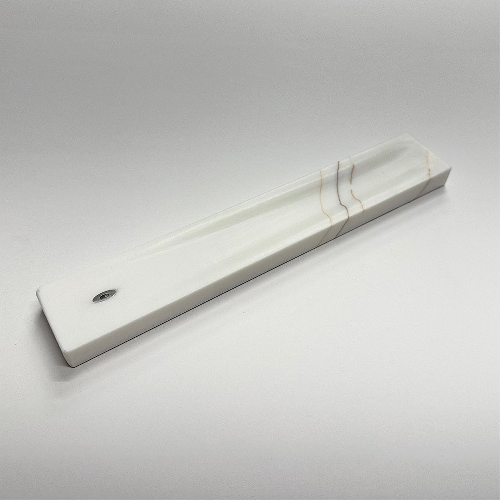 Incense Holder, Sahara Blanc Marble