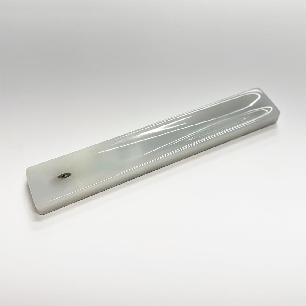 Incense Holder, White Onyx